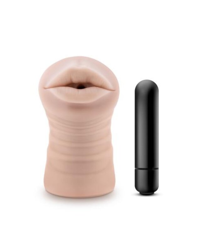 M for Men - Skye Masturbator Met Bullet Vibrator - Mond