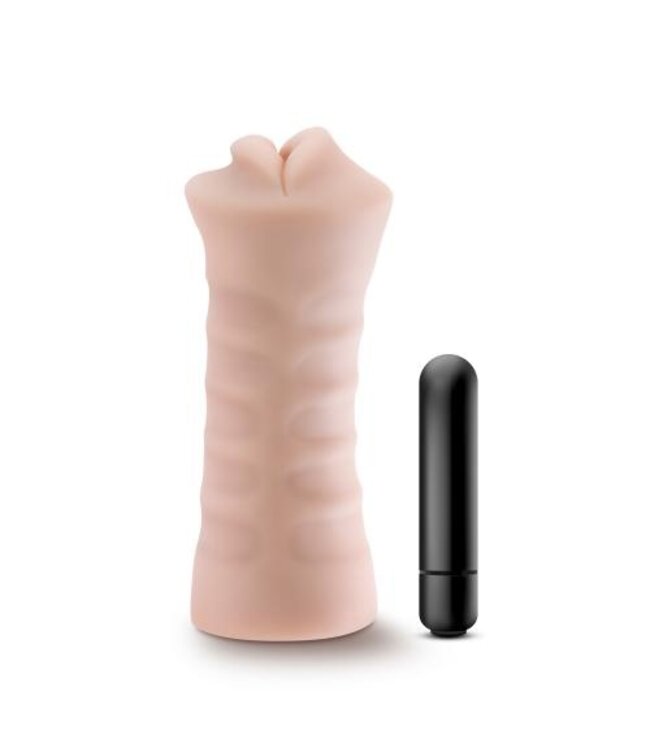 M for Men - Skye Masturbator Met Bullet Vibrator - Mond