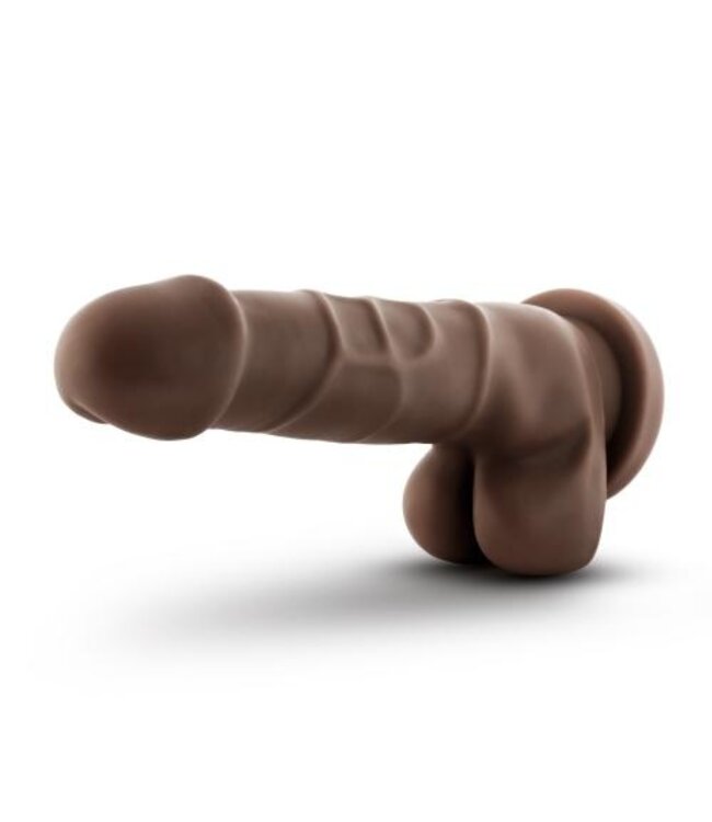 Dr. Skin - Realistische Dildo Met Zuignap 20 cm - Chocolate