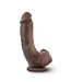 Dr Skin Dr. Skin - Mr. Mayor Dildo Met Zuignap 21 cm - Chocolate