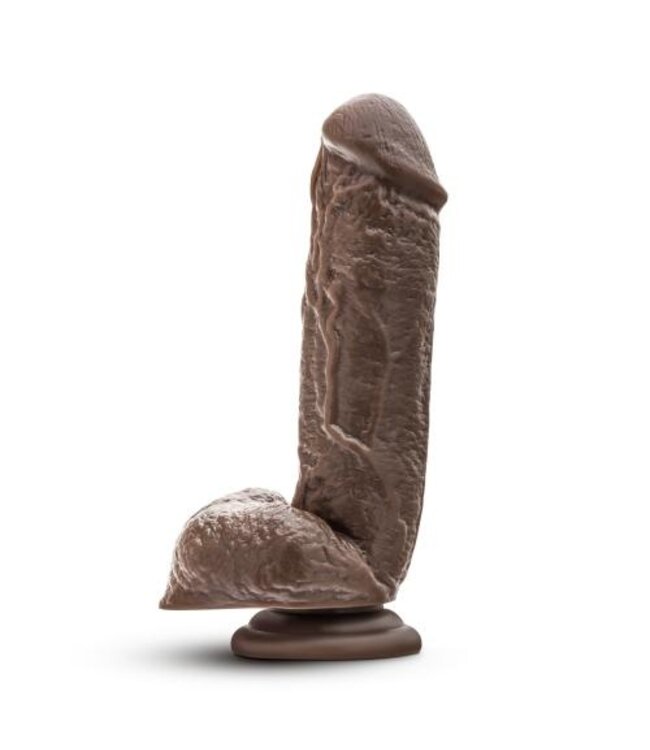 Dr. Skin - Mr. D. Dildo Met Zuignap 21 cm - Chocolate