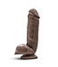 Dr Skin Dr. Skin - Mr. D. Dildo Met Zuignap 21 cm - Chocolate