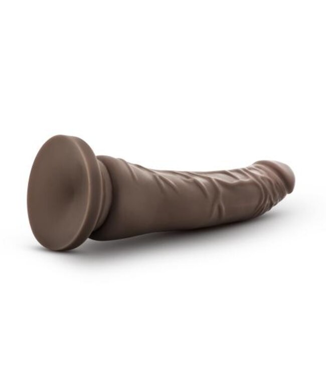 Dr. Skin - Realistische Dildo Met Zuignap 21 cm - Chocolate