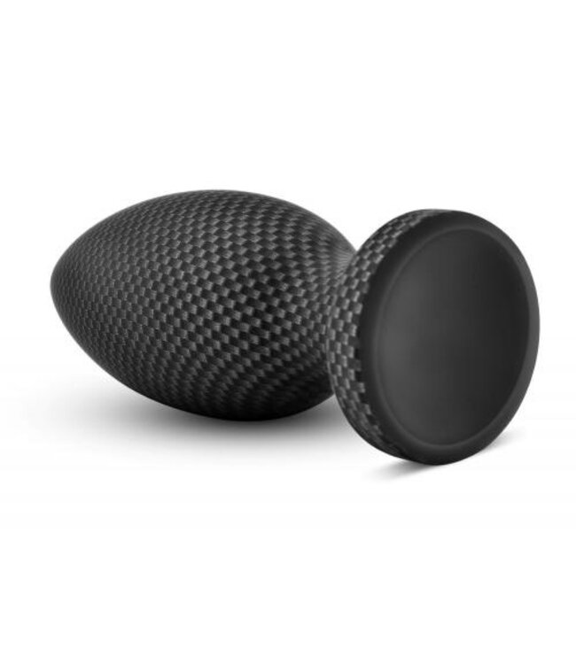 Spark - Siliconen Anaal Plug Carbon Fiber - Small