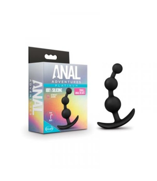 Anal Adventures Platinum - Anaal Plug Met Kralen - Small