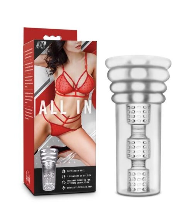 M for Men - All In Masturbator - Transparant - Mond