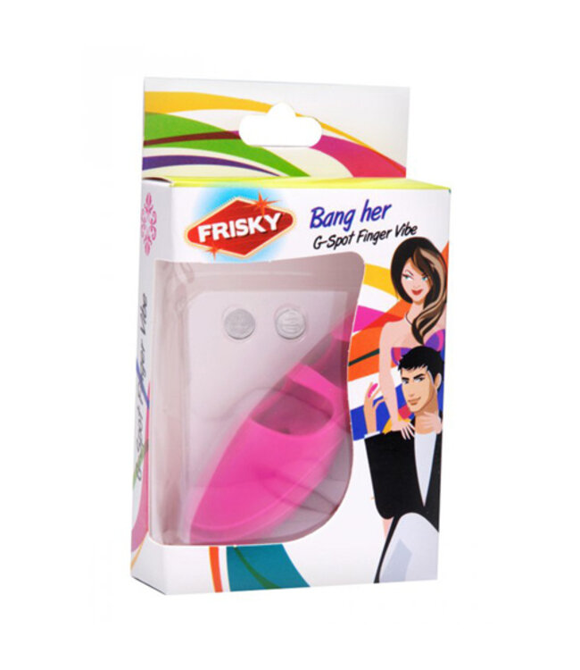 Siliconen G-Spot Vinger Vibrator - Roze