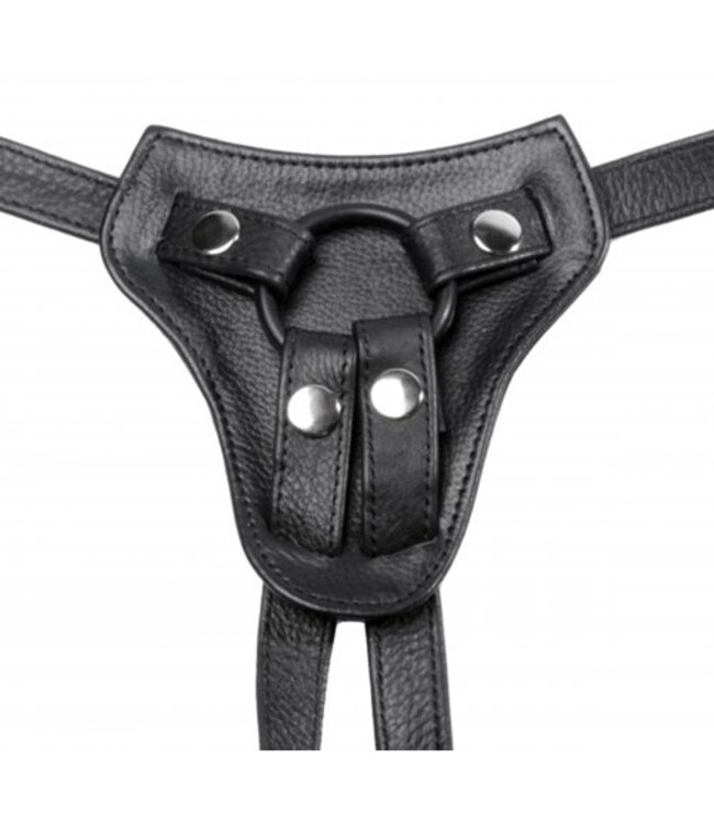 Premium All Access Leren Strap-On Harnas