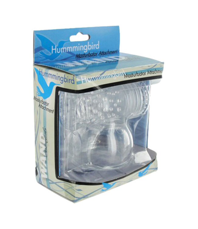 Wand Essentials - Opzetstuk met Masturbator - Clear