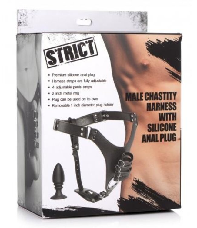 Penis Kuisheidsgordel Met Siliconen Anaal Plug