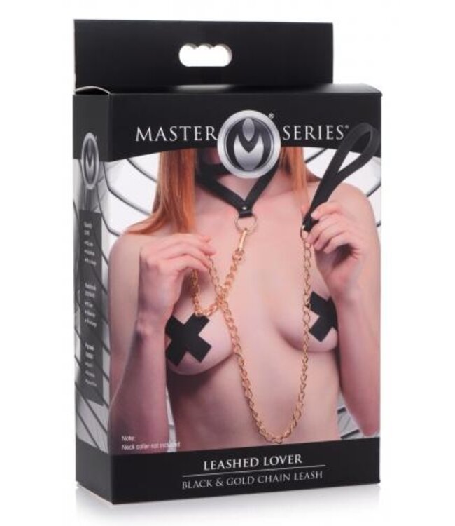 Luxe Leiband - Zwart/Goud
