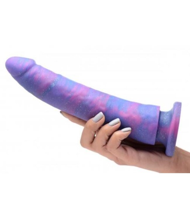 Magic Stick Siliconen Dildo Met Glitters - 24 cm
