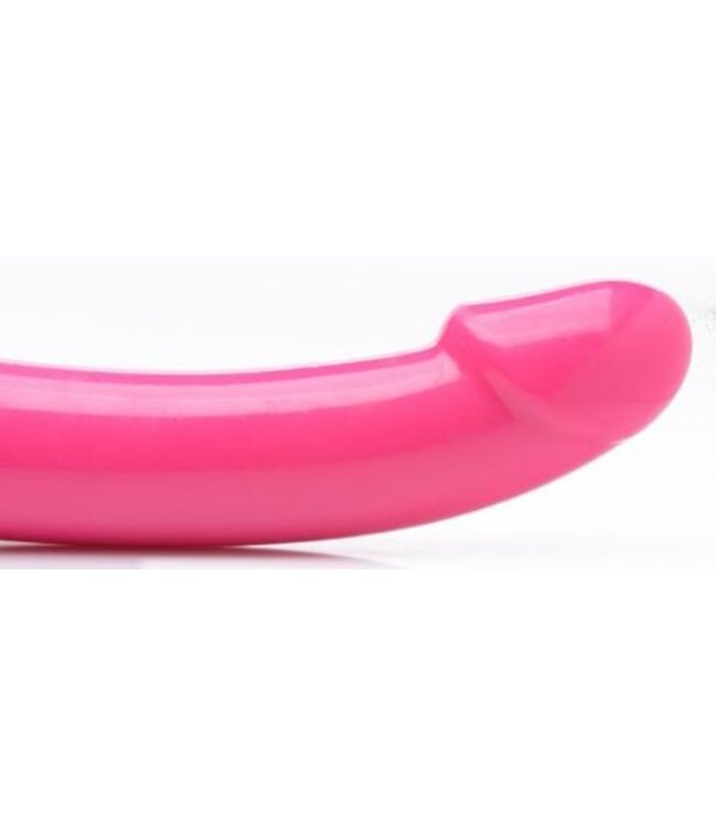 Revolver Vibrerende Strapless Strap-On XXL - Roze