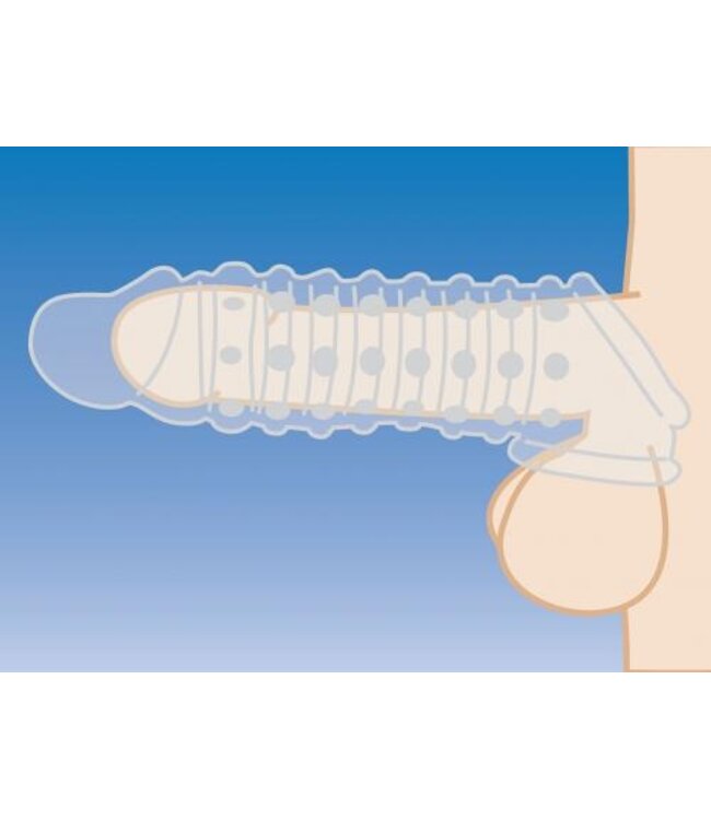 Size Matters - Penis Verlengende Sleeve - Transparant