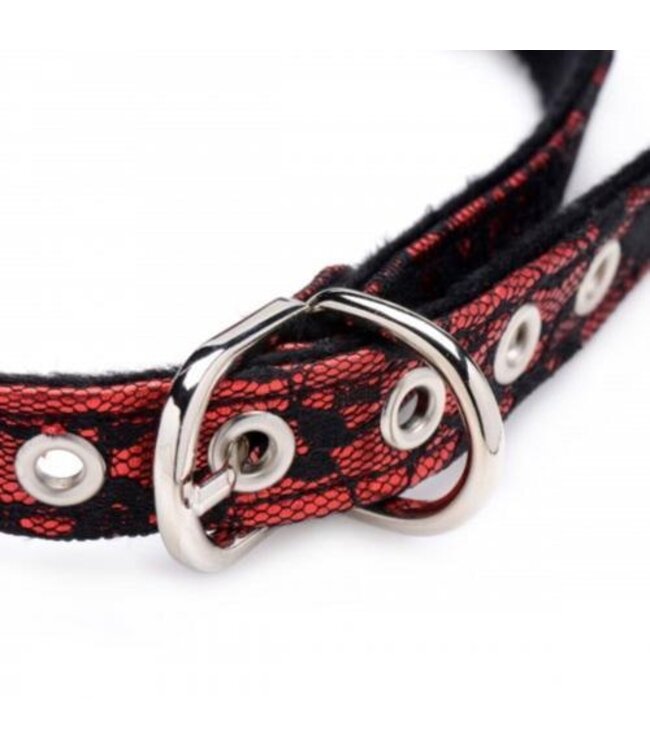 Opvallende Ball Gag Met Roos