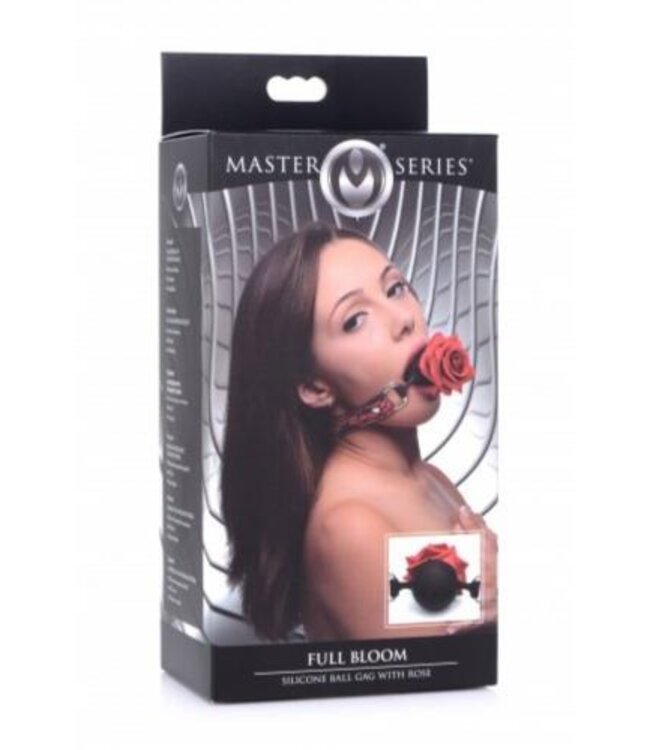 Opvallende Ball Gag Met Roos