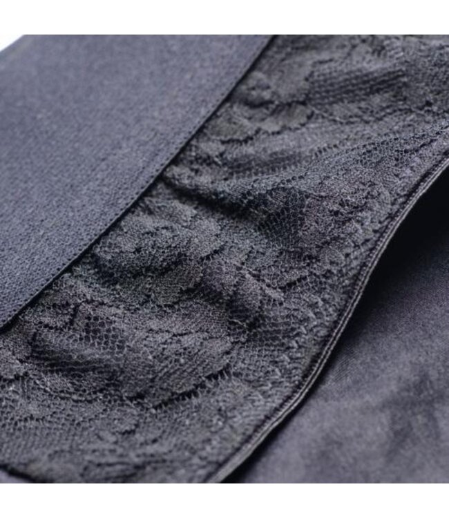 Envy Kanten Strap-On Harnas Met Dildo - Zwart