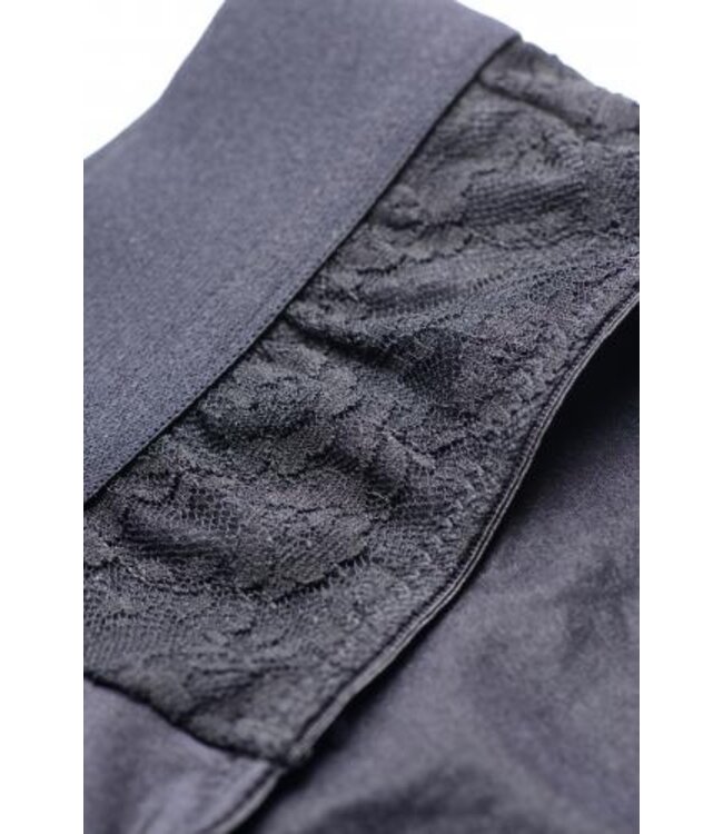 Envy Kanten Kruisloze Strap-On Harnas - Zwart