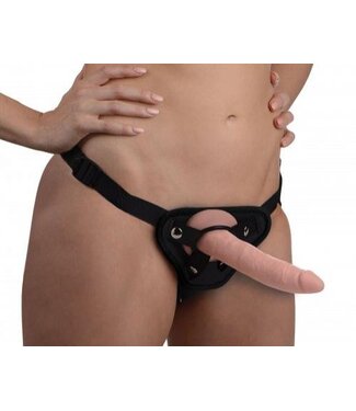 Strap U Realistische Dildo Met Harnas - 19.5 cm.