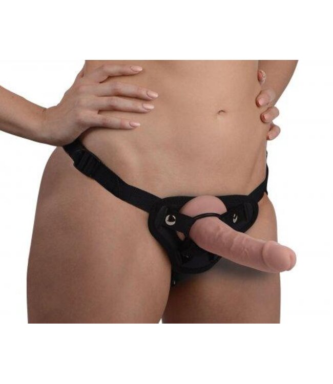 Brazen Siliconen Dildo Met Harnas - 20 cm