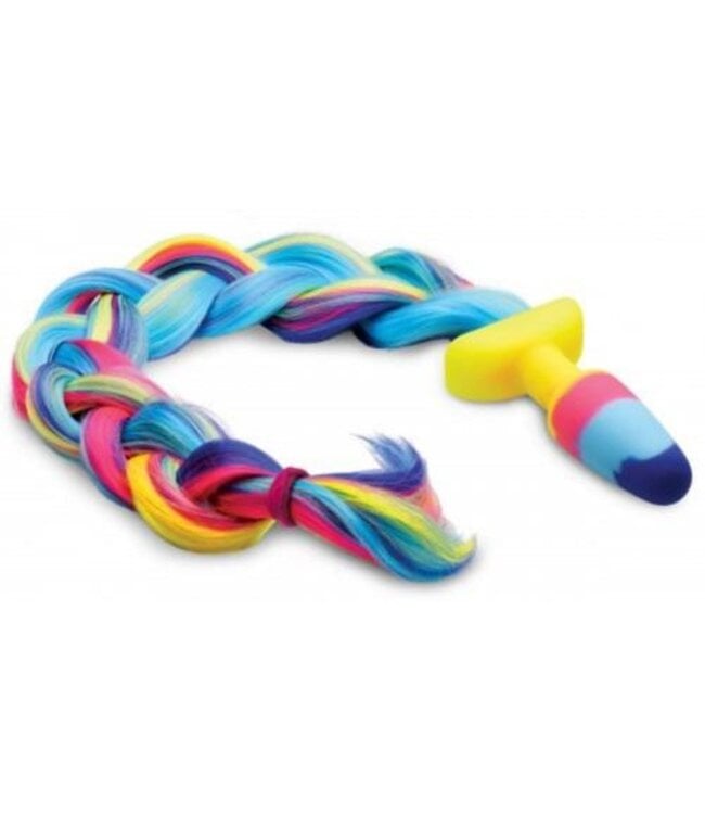 Rainbow Unicorn Anaal Plug met Staart