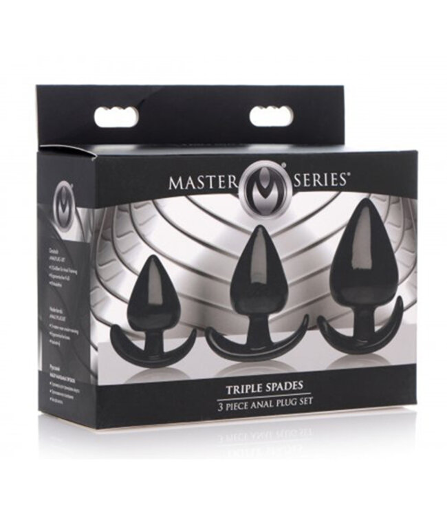Triple Spades Driedelige Buttplug Set