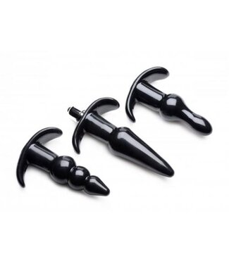 Frisky Thrill Trio Anaal Plug - Set van 3 - Zwart