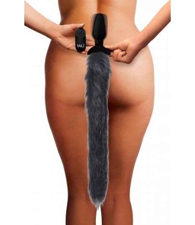 Vibrerende Anaal Plug Met Staart - Vos