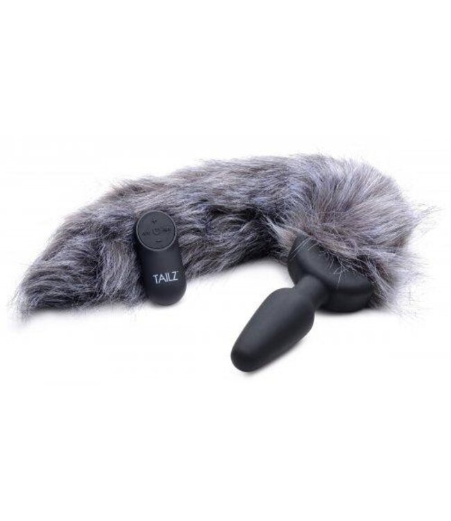 Vibrerende Anaal Plug Met Staart - Vos