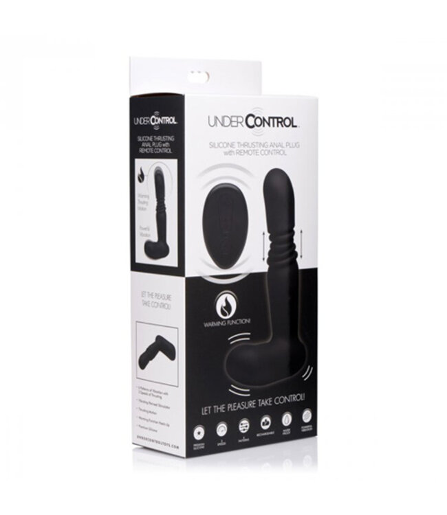 Stotende Anaal Plug met Afstandsbediening