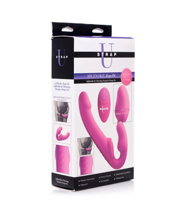 Opblaasbare Strapless Strap-on met Afstandsbediening