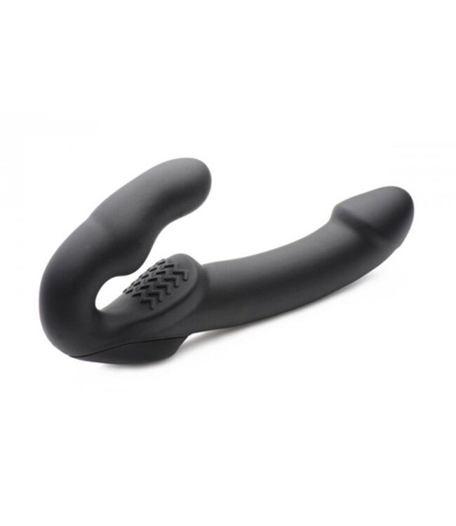 Evoke Vibrerende Strapless Strap-On - Zwart