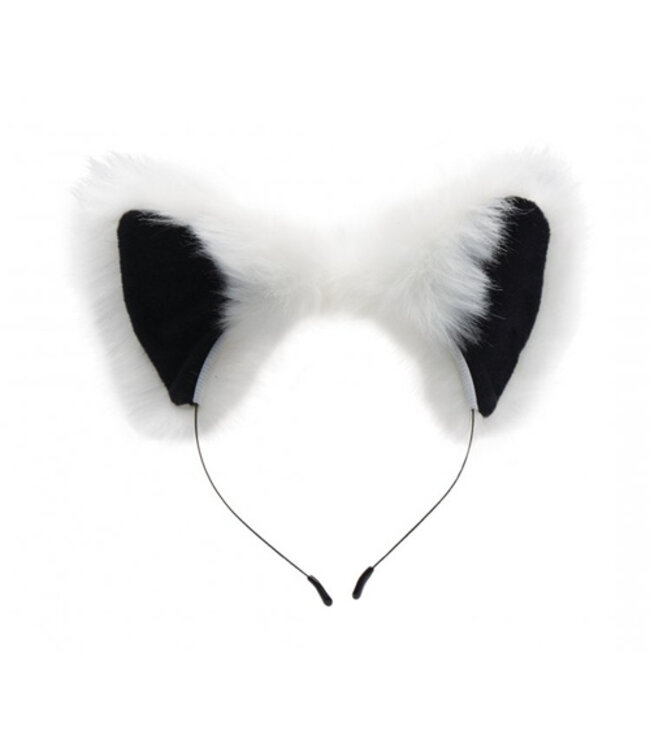 White Fox Buttplug & Haarband Set