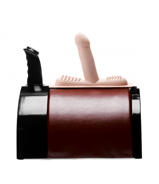 The Saddle Deluxe Sex Machine Met 2 Opzetstukken