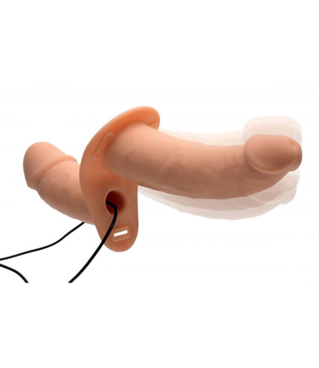 Power Pegger Dubbele Strap-On Vibrator