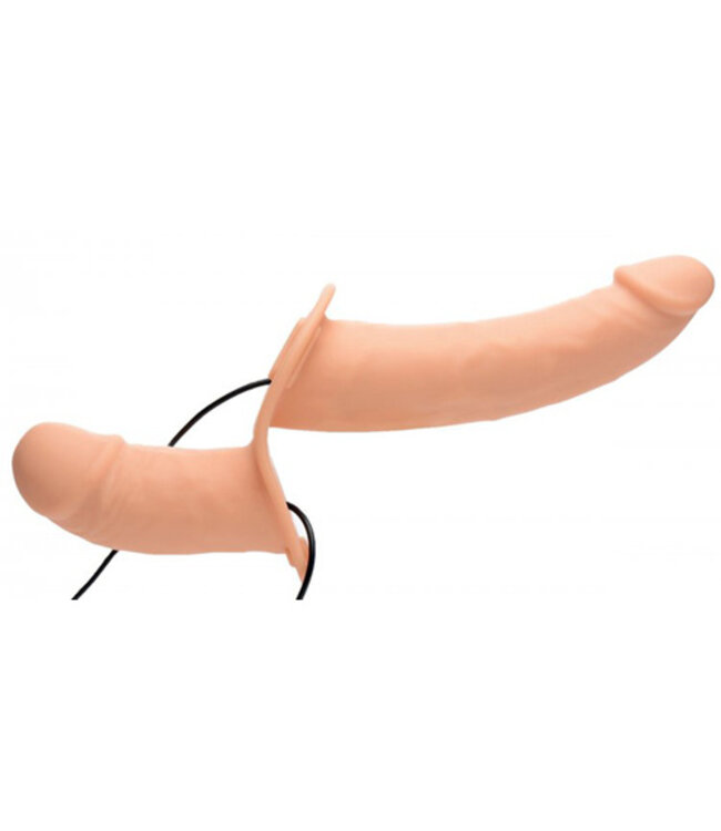 Power Pegger Dubbele Strap-On Vibrator