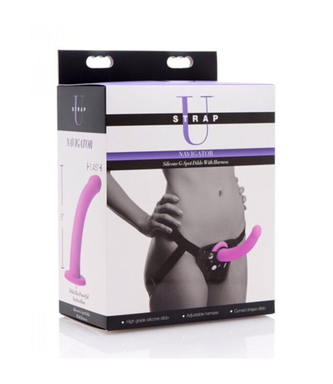 Navigator G-Spot Voorbinddildo Met Harnas