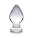 Prisms Erotic Glass Molten - XL Glazen Buttplug
