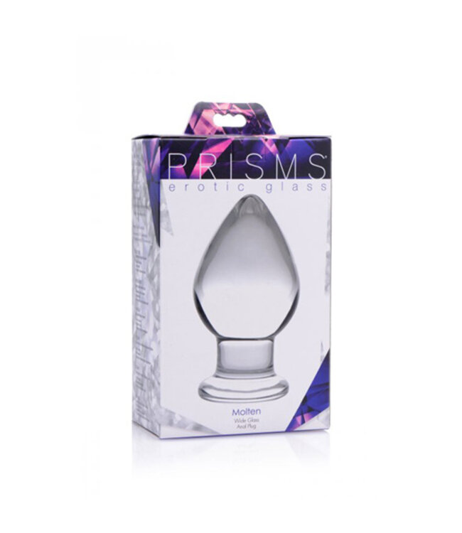 Molten - XL Glazen Buttplug
