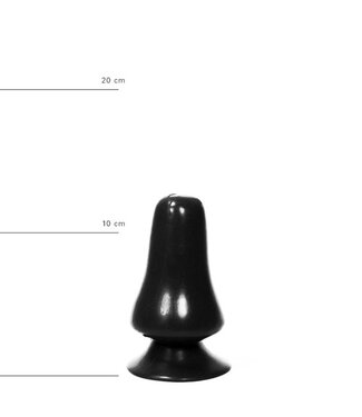 All Black Buttplug 12 cm - Zwart