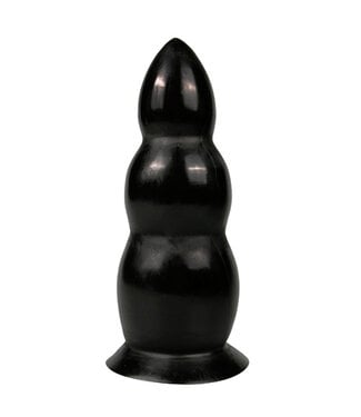 All Black Dildo 23 cm - Zwart