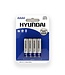 Hyundai Panasonic Batterijen AAA - 4 Stuks