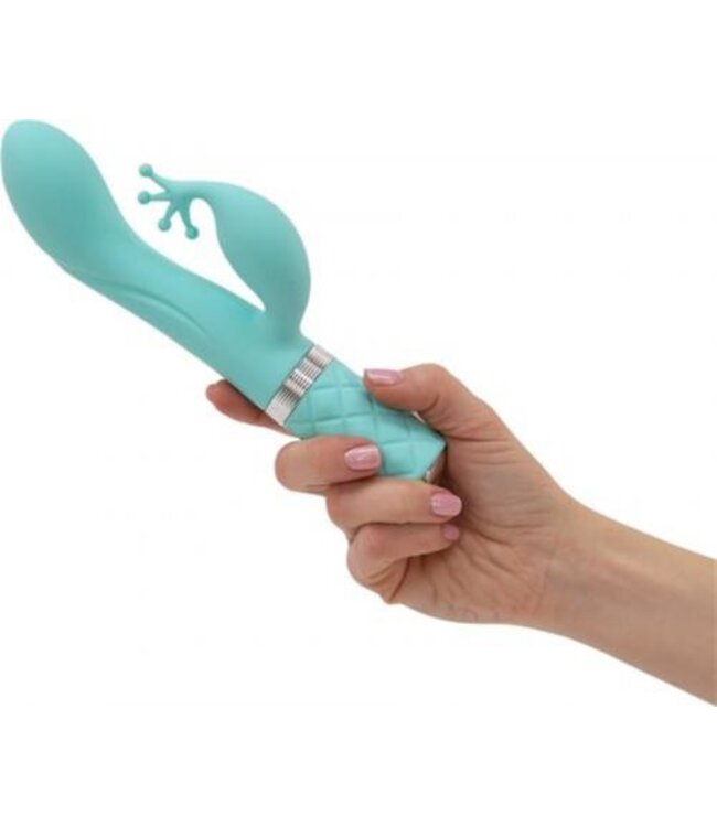 Pillow Talk - Kinky Rabbit & G-Spot Vibrator - Teal