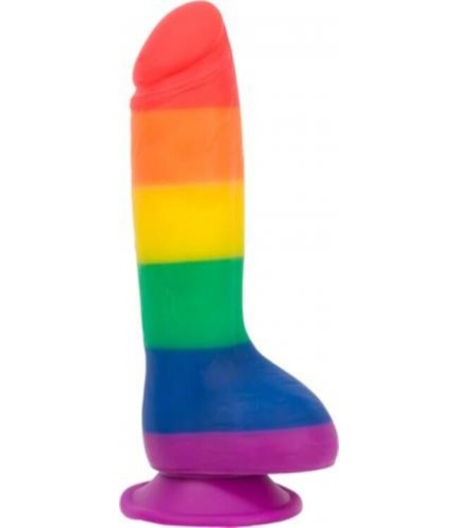 Addiction - Justin Rainbow Siliconen Dildo - 19 cm