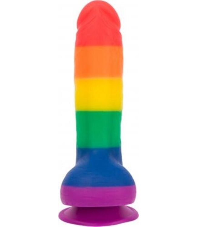 Addiction - Justin Rainbow Siliconen Dildo - 19 cm