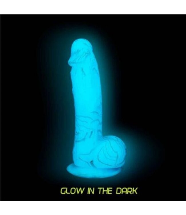 Addiction - Luke Glow In The Dark Dildo - 18 cm