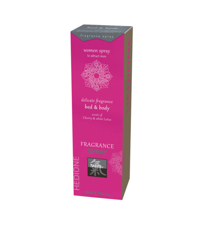 Feromonen Bed & Body Spray Voor Vrouwen - Kers & Witte Lotus