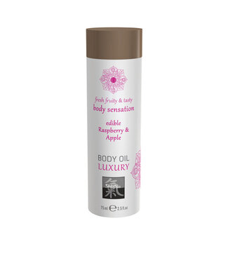 Shiatsu Luxe Eetbare Body Oil - Framboos & Appel