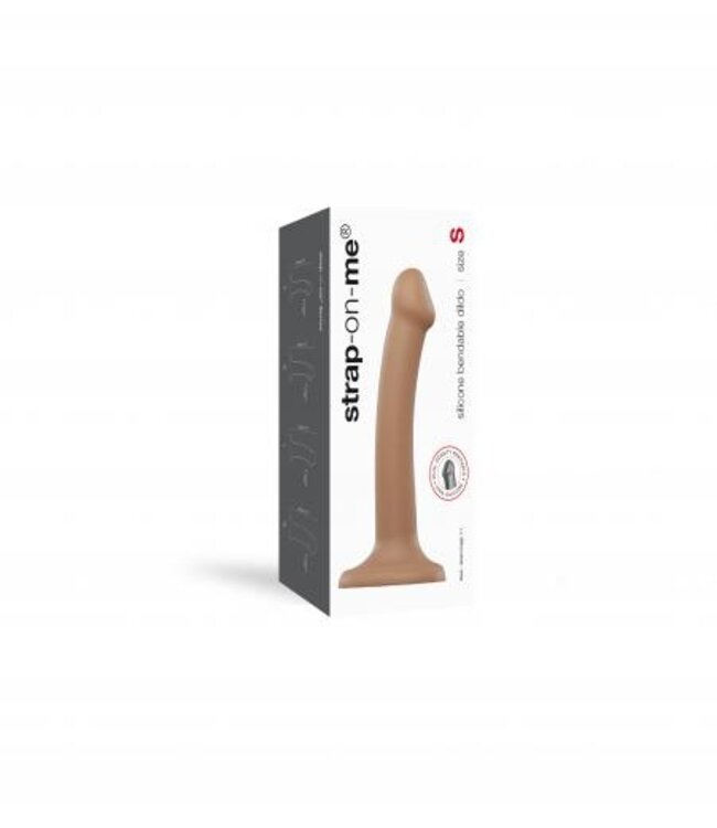 Strap On Me - Buigzame Siliconen Dildo - S