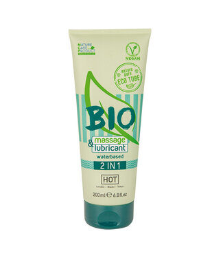 HOT Bio HOT BIO 2 in 1 Waterbasis Glijmiddel En Massagegel
